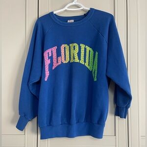 Vintage 80's Florida American Sportswear Single Stitch Crewneck